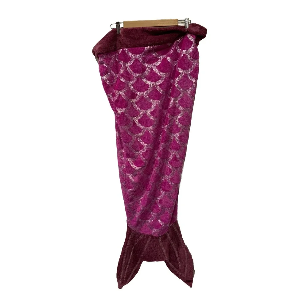 Mermaid Tail Blanket Sleeping Bag Blanket for Kids Mermaid Gift for‎ Girls